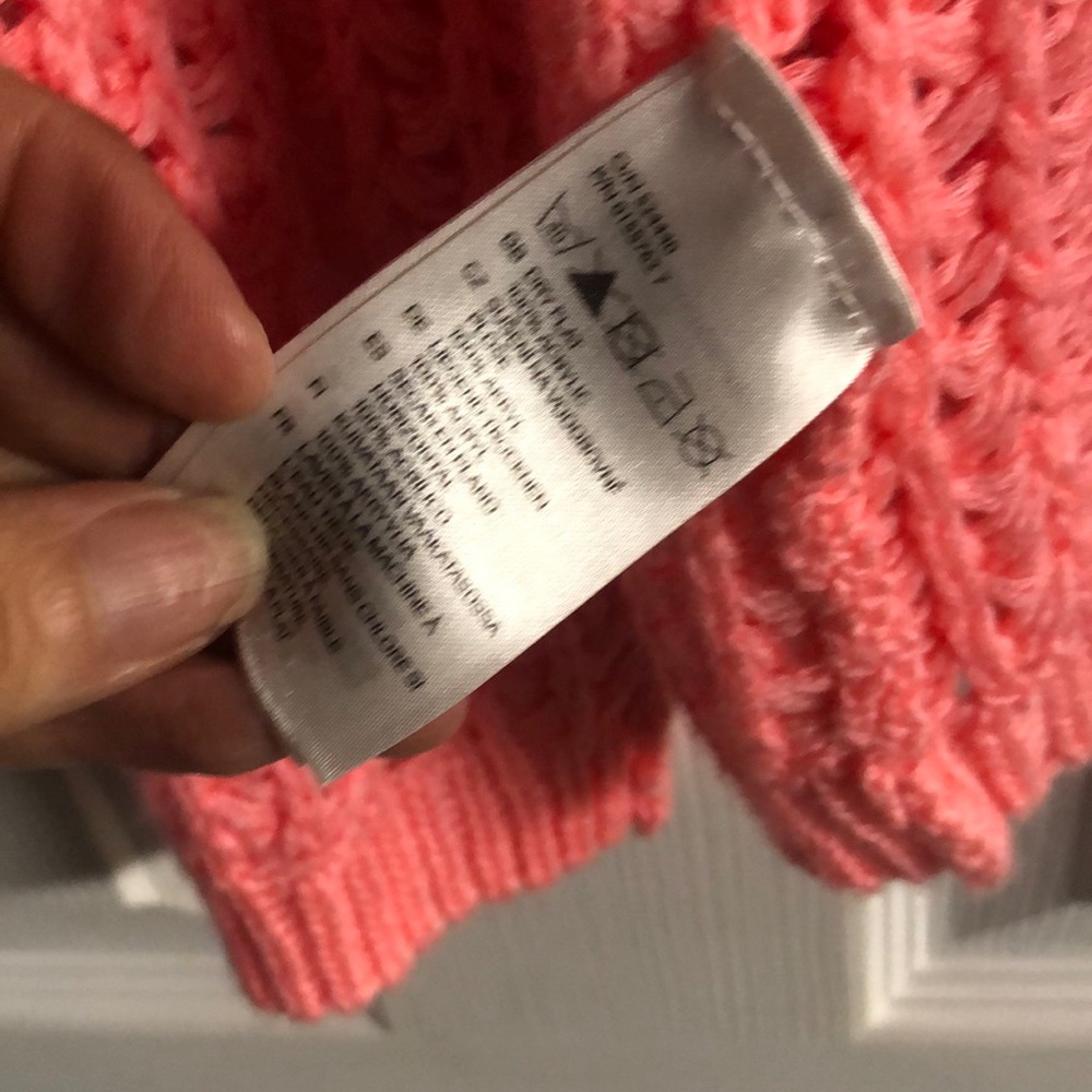 Peach color sweater